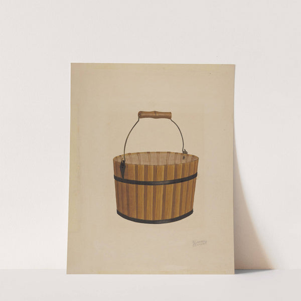 Shaker Wooden Bucket by Eugene Barrell