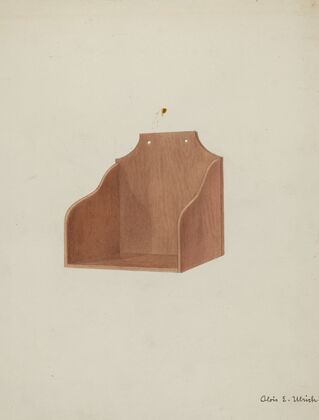 Shaker Wooden Wall Shelf