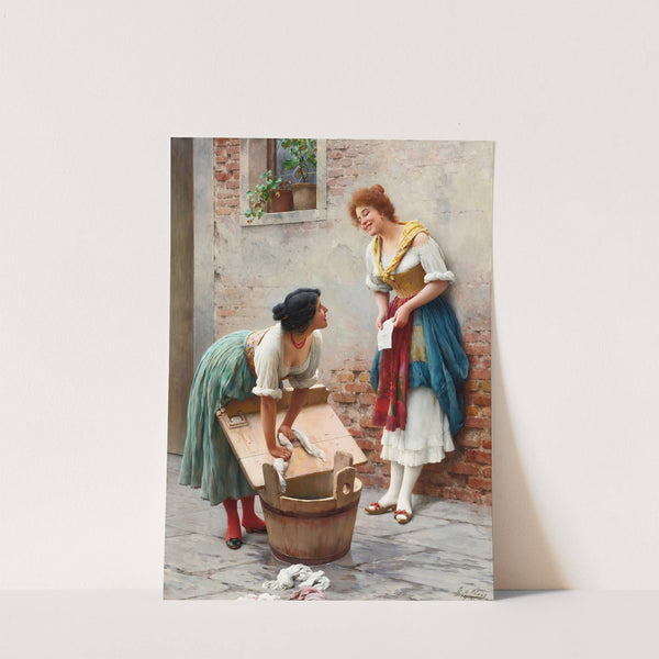 Sharing The News (1904.) by Eugen von Blaas