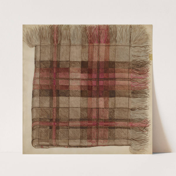 Shawl (Plaid) by Eva Wilson