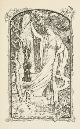 She spent the whole Day near the Fountain (1905)