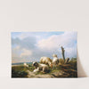 Sheep In A Landscape (1853) by Eugène Joseph Verboeckhoven