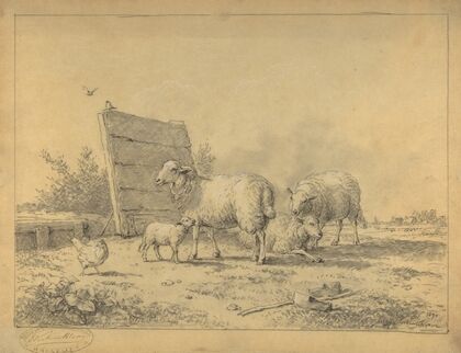 Sheep in a Landscape