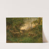 Sheep on the Fringe of the Wood by Hippolyte Boulenger