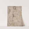 Sheet of Studies (1621–27) by Anthony van Dyck