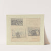 Sheet of Studies by Umberto Boccioni