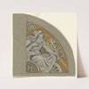 Sheet of studies for Huntington Ceiling by Elihu Vedder