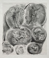 Sheet with Seven Antique Medals (1825)