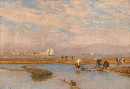 Shell Collectors in the Lagoon