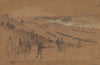 Shelling the rebel rifle pits on the Rappahannock–previous to the third crossing of Sedgwicks corps June 5th