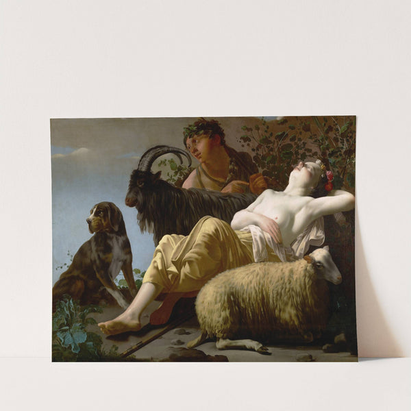 Shepherd and Sleeping Shepherdess by Reyer Jacobsz van Blommendael