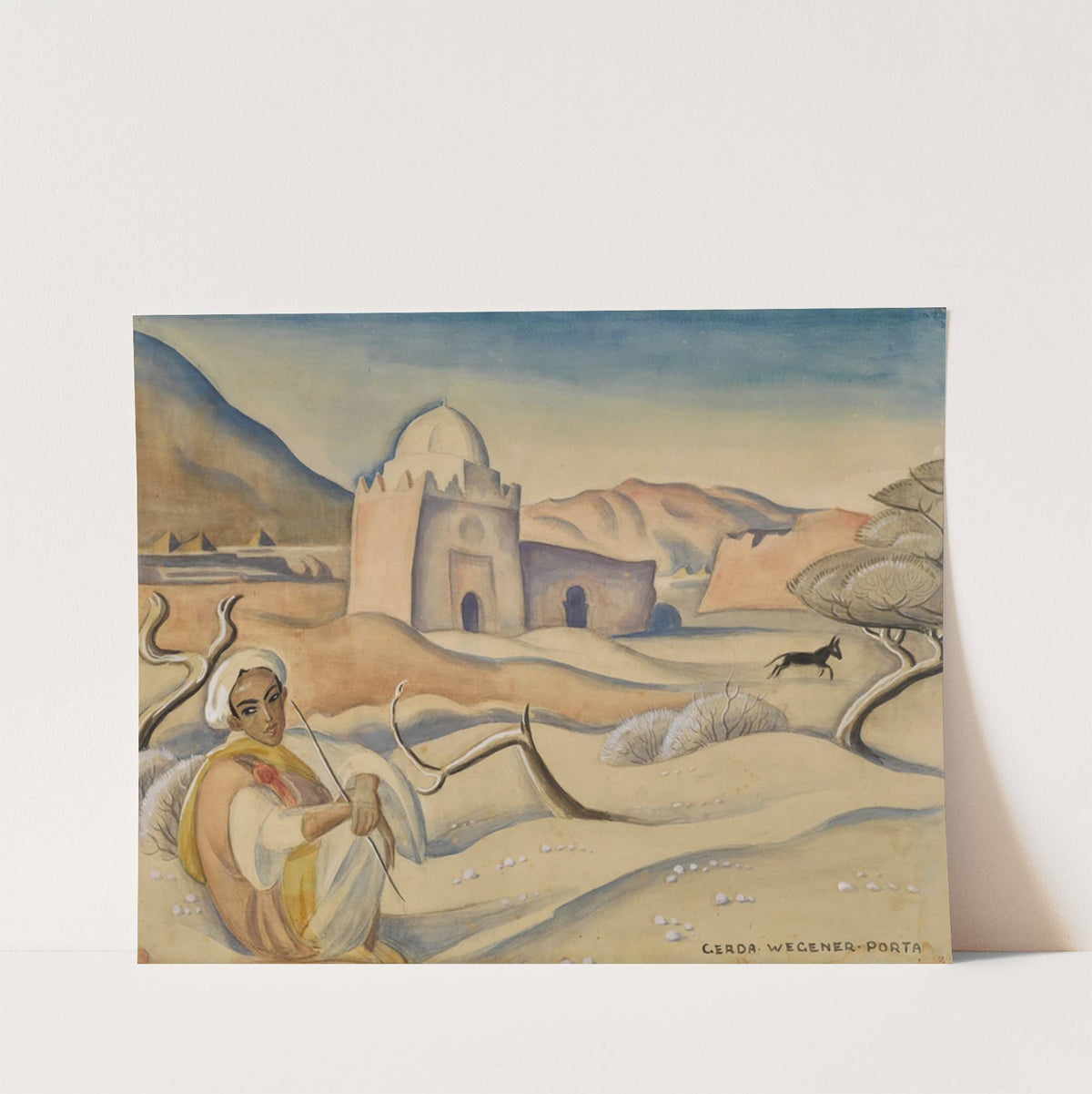 Shepherd in the Atlas Mountains by Gerda Wegener