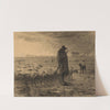 Shepherd Returning With His Flock by Jean-François Millet