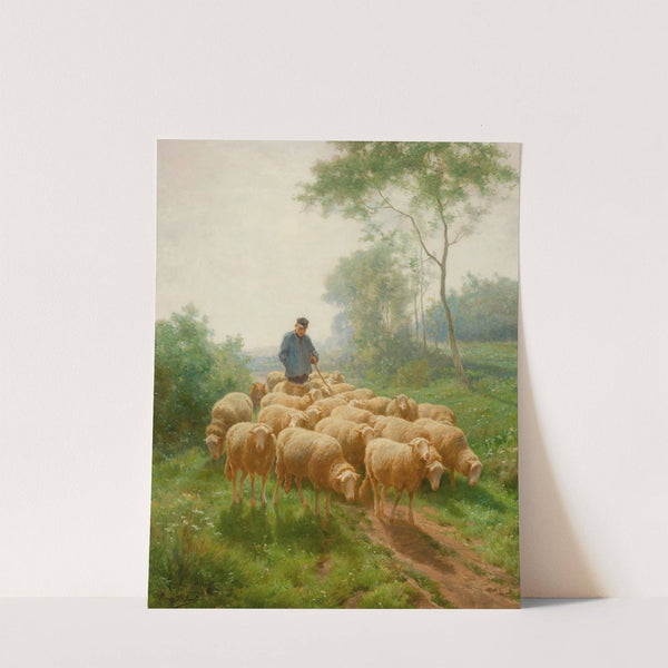 Shepherd with Flock by Franz De Beul