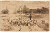 Shepherd with His Flock (c. 1870)
