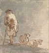 Shepherd With Sheep