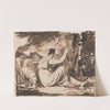 Shepherdess Cutting an Inscription on a Tree by George Romney
