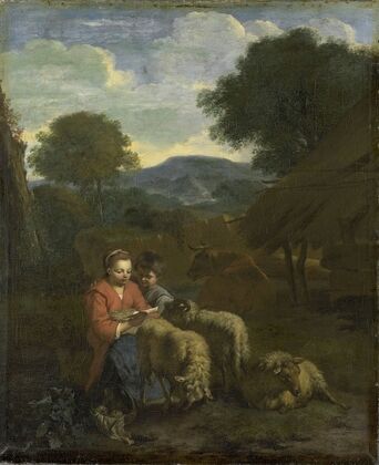 Shepherdess Reading