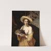 Shepherdess with a bowl of grapes by Abraham Bloemaert