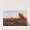 Shepherds In A Bucolic Athenean Landscape With The Acropolis And Piraeus Beyond by András Markó