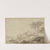 Shepherds in a Landscape before a Fortified Town by Jean-Baptiste Le Prince