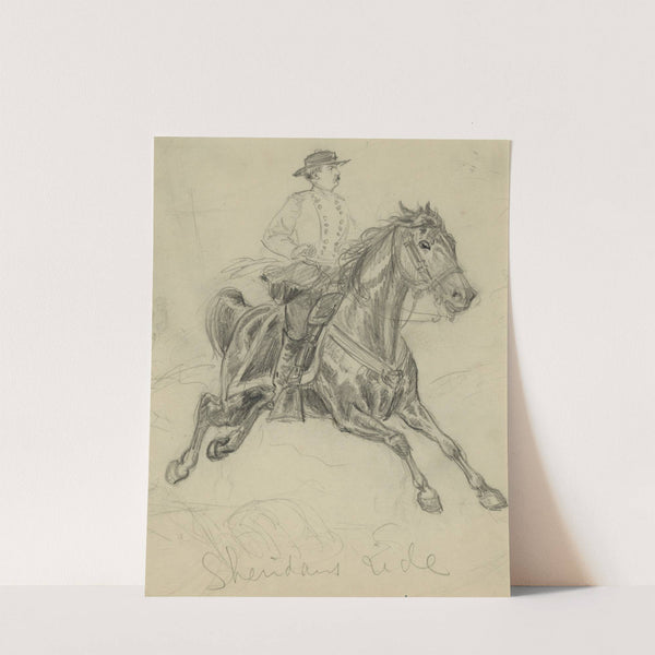 Sheridans ride by Alfred Rudolph Waud