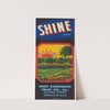Shine Brand Fruit Label (1930s)