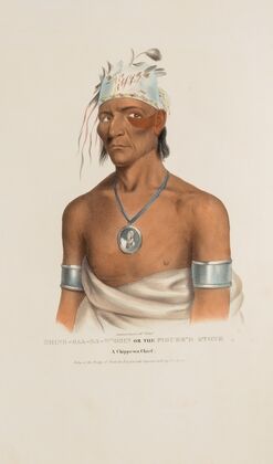 SHING-GAA-BA-W’OSIN or the Figure’s Stone; Chippewa Chief (1835)