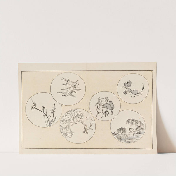 Shinsen moyō no shiori, Pl.02 by Rokkaku Shisui
