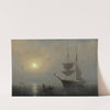 Ship in Fog, Gloucester Harbor (ca. 1860) by Fitz Henry Lane