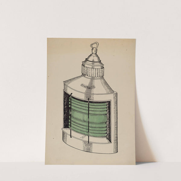Ship Lantern by Florence Huston