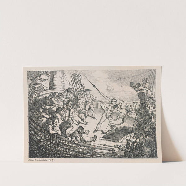 Shipboard fighting scene (1793) by Thomas Rowlandson