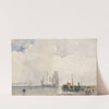 Shipping in an Estuary, Probably near Quilleboeuf by Richard Parkes Bonington