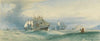 Shipping off St. Michael’s Mount, Cornwall
