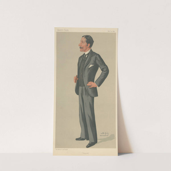 Shipping Officials; ‘Shipping’, Mr. Joseph Fletcher Green, November 22, 1890 (1890) by Leslie Matthew Ward