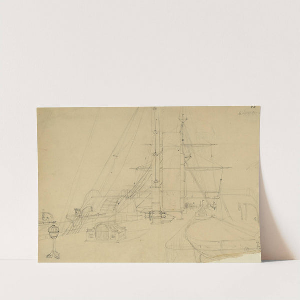 Ship&#039;s deck by Alfred Rudolph Waud