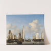 Ships in the Roads by Willem van de Velde the Younger