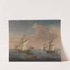 Ships in the Thames Estuary near Sheerness by Isaac Sailmaker