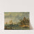 Ships Moored Off A Rocky Coastline With Fishermen Unloading Their Catch by Abraham Willaerts