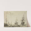 Ships near a Harbor by Experiens Sillemans