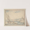 Ships Near a Village by Cornelis Claesz. van Wieringen
