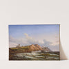 Shipwreck after a Storm off the West Coast of Jutland near Ferring Church (1847 - 1848) by Carl Frederik Sørensen
