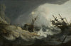Shipwreck during the storm on 1–3 March