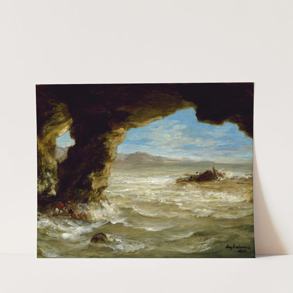 Shipwreck on the Coast (1862) by Eugène Delacroix