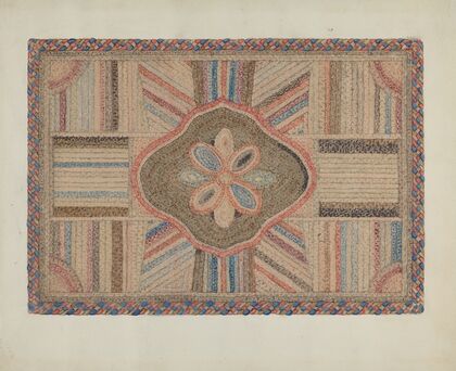 Shirred Rug