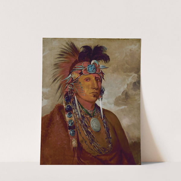 Shó-Me-Kós-See, The Wolf, a Chief by George Catlin