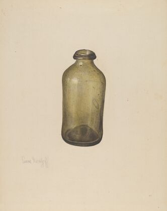 Shoe Blacking Bottle