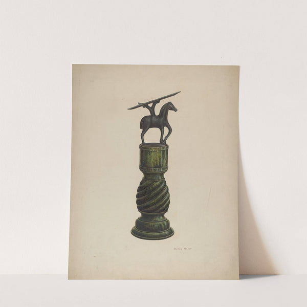 Shoe Shine Foot Rest by Stanley Mazur