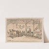 Shoeing, the village forge (1787) by Thomas Rowlandson