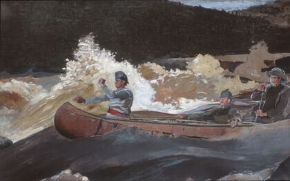Shooting the Rapids, Saguenay River (1905–10)
